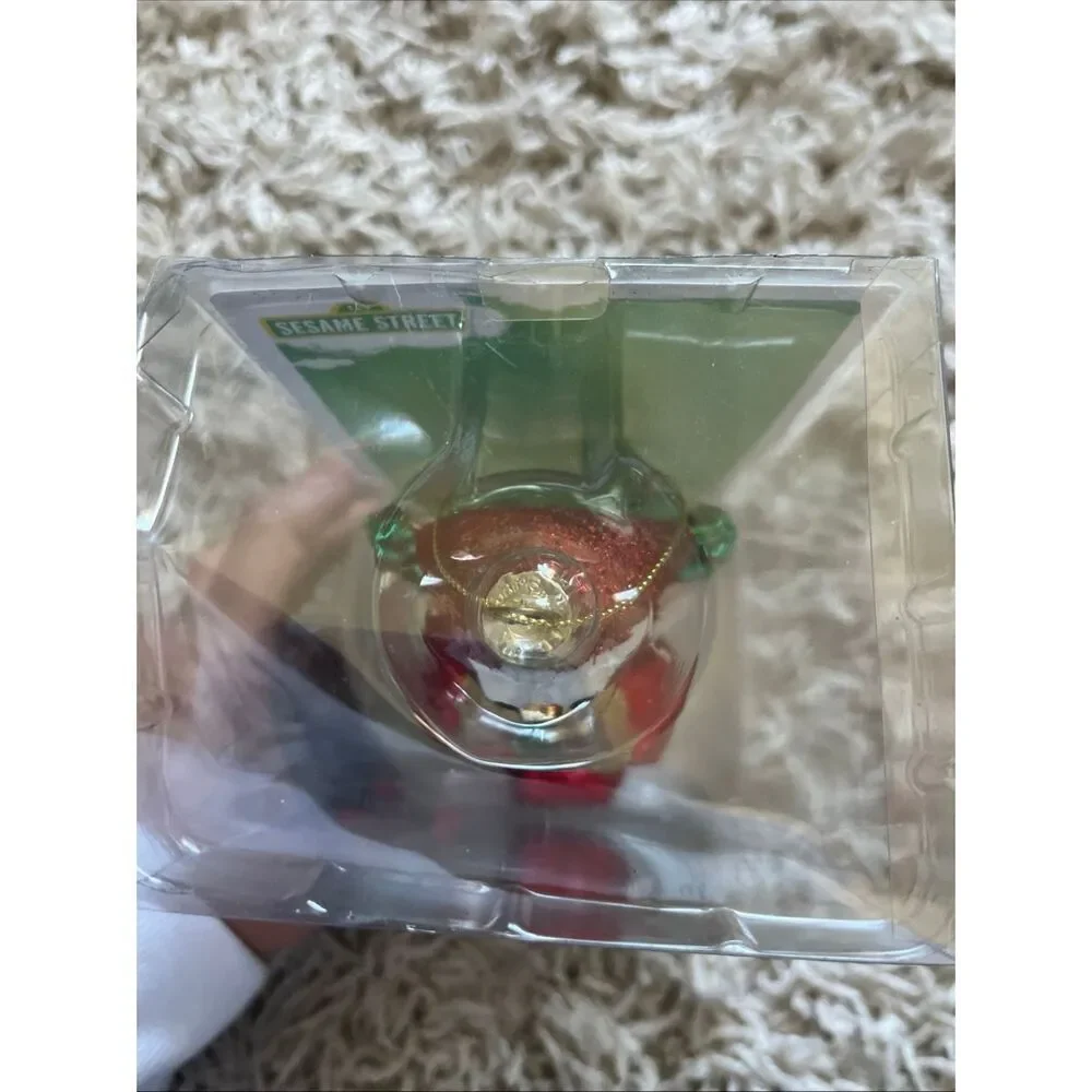 NIB Elmo By Kurt S. Adler Hand Crafted Glass Christmas Ornament